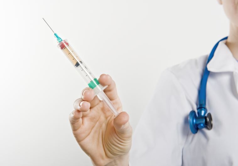 Vaccine syringe