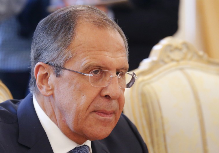 Russian Foreign Minister Sergei Lavrov in Moscow, Russia, May 28
