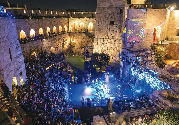 A SCENE from last year’s Jerusalem Sacred Music Festival at Tower of David Museum.