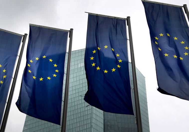 EU flags