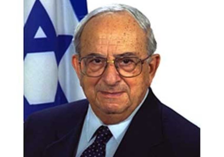 Former president Yitzhak Navon