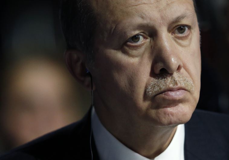 Turkish President Tayyip Erdogan attends the opening session of the World Climate Change Conference 2015 (COP21) at Le Bourget, near Paris