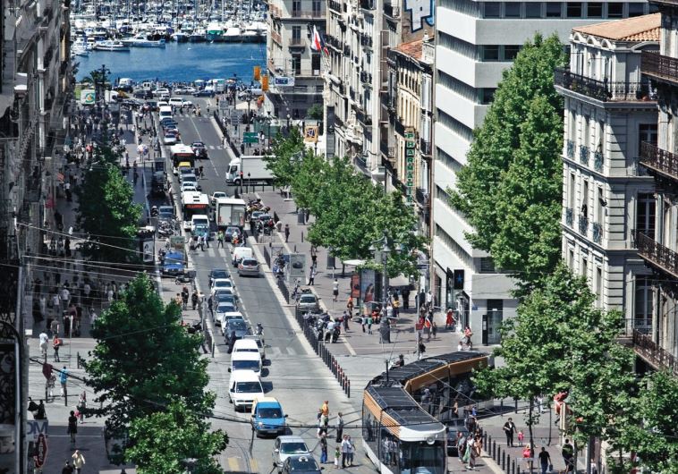 LA CANEBIERE in Marseille, the city’s main thoroughfare