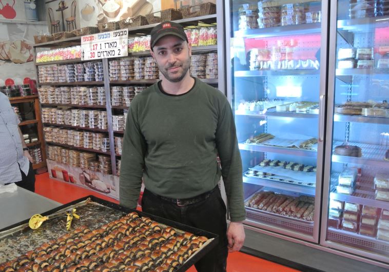 Itzik Ozarko, the owner of Marzipan bake shop in Machane Yehuda market, Jerusalem. Known for chocolate rugelach