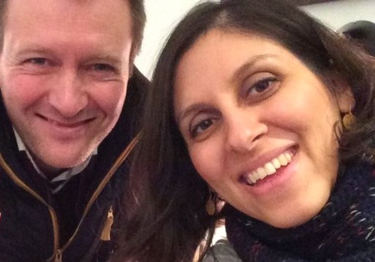 Nazanin Zaghari-Ratcliffe (R)