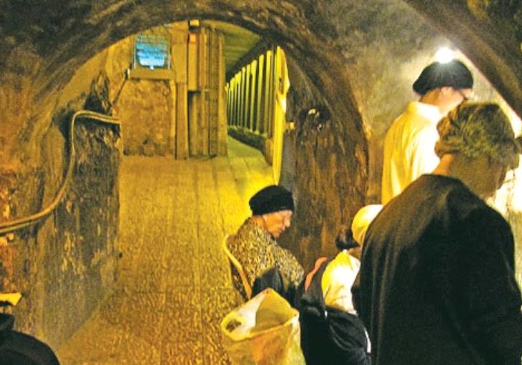 THE WESTERN WALL tunnels. ‘Recognizing these underground spaces as sacred only to the Jewish people has consequences for the archeology of the area and carries political implications.’
