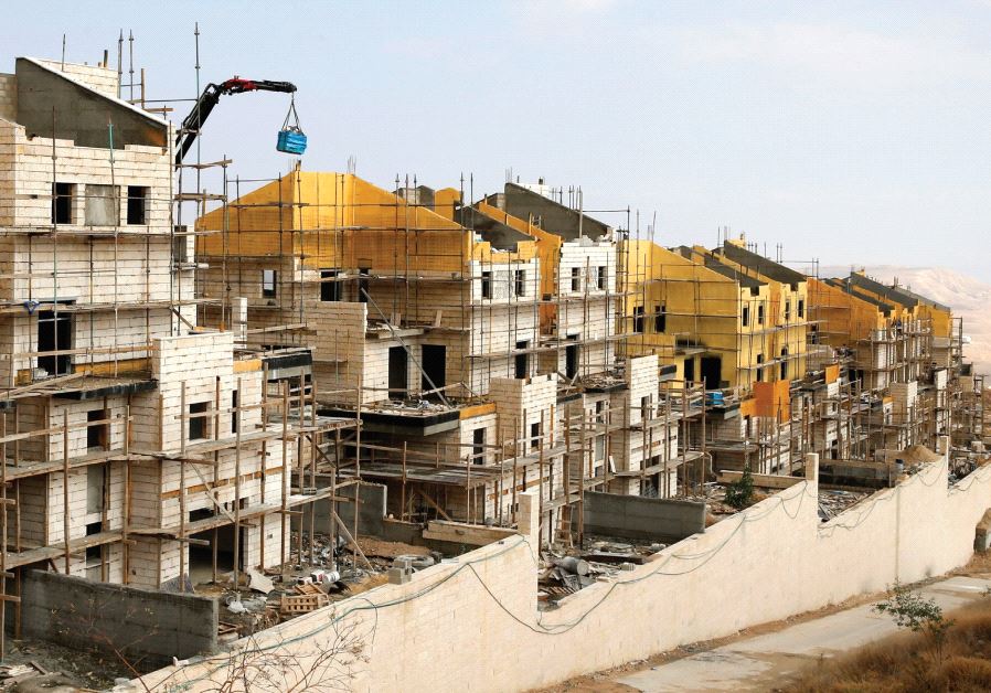 BULIDINGS ARE SEEN under construction in the settlement of Ma'aleh Adumim [File]